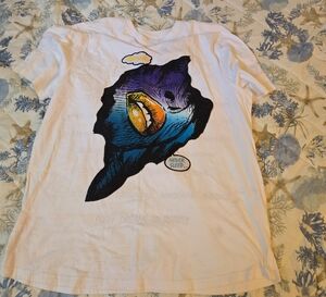 Dreamland Never Sleep Graphic Tee‎ - White